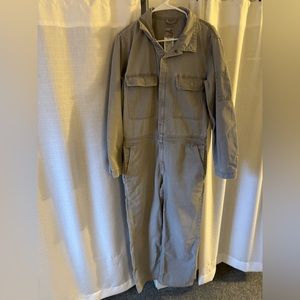 Men’s Carhartt Coveralls - Longsleeve FR “Fire Resistant” Size 36 Regular Gray